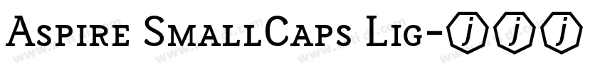 Aspire SmallCaps Lig字体转换 Aspire SmallCaps Lig字体转换